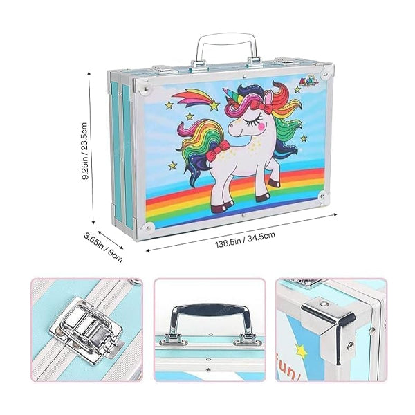 Mallette de coloriage licorne
