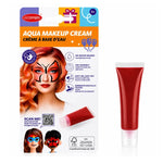 Maquillage à l'eau rouge