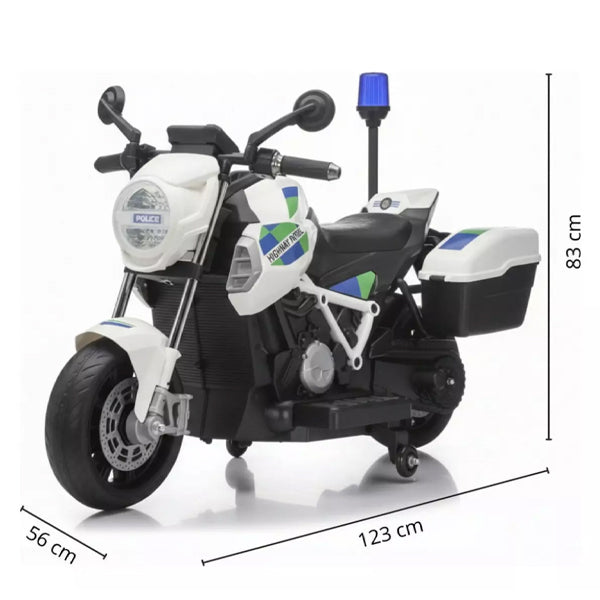 Moto à batterie Police 12V