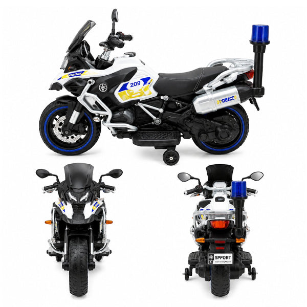 Moto à batterie Police 12V