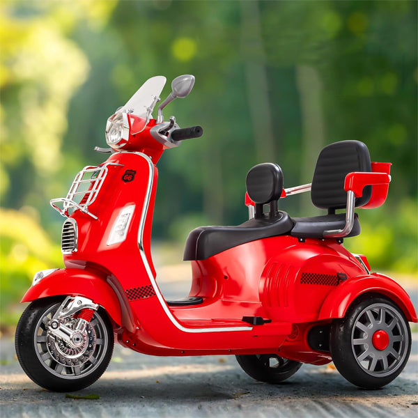 Mybebe - Moto à batterie Vespa 2 places 12V