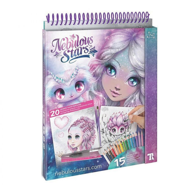 Nebulous Stars - Livre à colorier à l'aquarelle