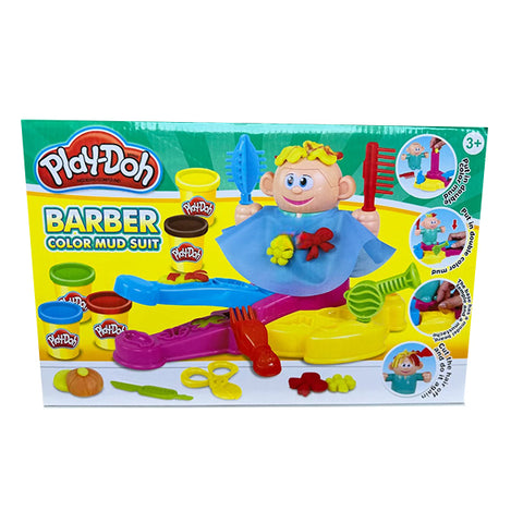 PLAY-DOH - Pâte à modeler coiffeur 5 pots