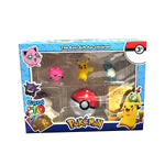 Pack 10 cartes Pokémon avec figurines et boule