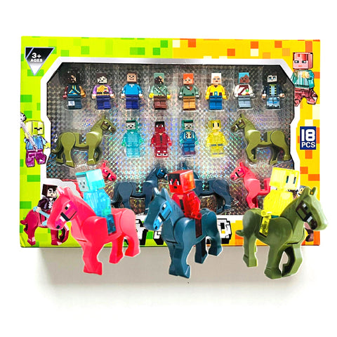 Pack 18 figurines My World