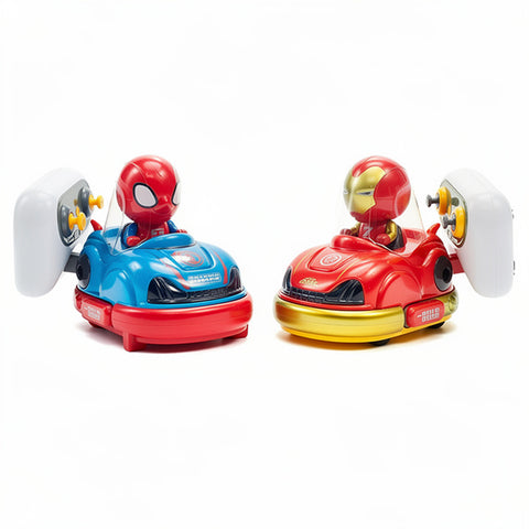 Pack 2 voitures Spiderman et Ironman R/C