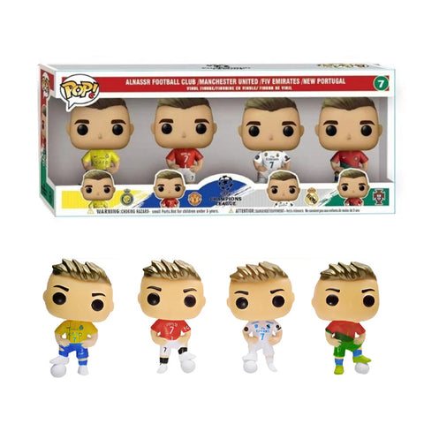 Pack 4 figurines Cristiano Ronaldo