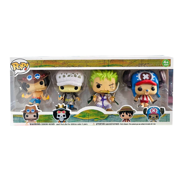 Pack 4 figurines One Piece
