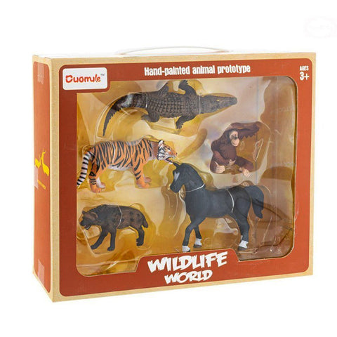 Pack 5 animaux de la jungle