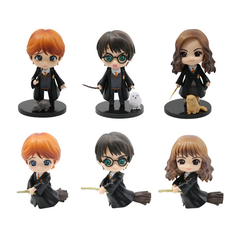 Pack 6 figurines Harry Potter
