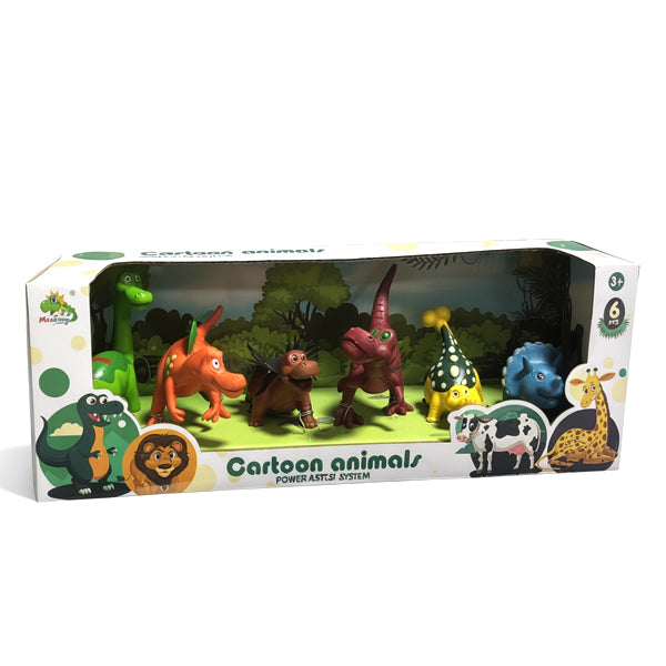 Pack 6 figurines de dinosaures