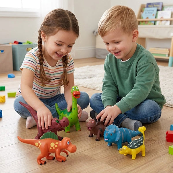 Pack 6 figurines de dinosaures