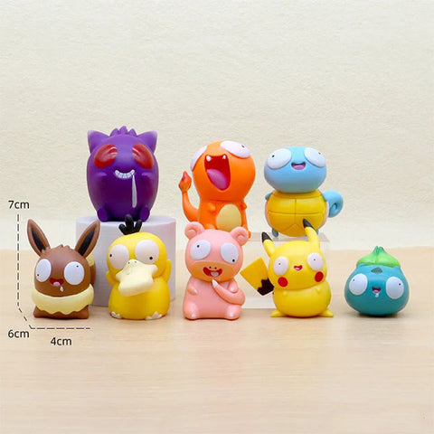 Pack 8 figurines Pokémon