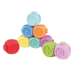 Pack de 10 blocs de construction en silicone