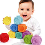 Pack de 10 blocs de construction en silicone