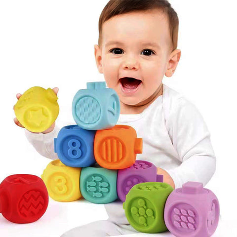 Pack de 10 blocs de construction en silicone