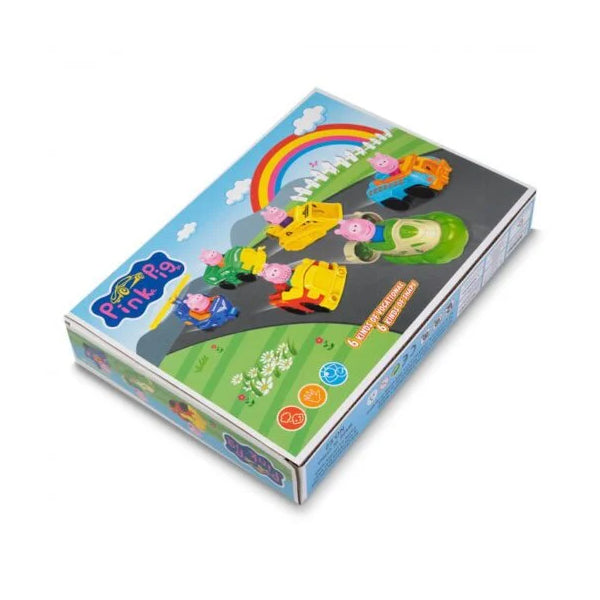 Pack de 6 voiturettes Peppa Pig