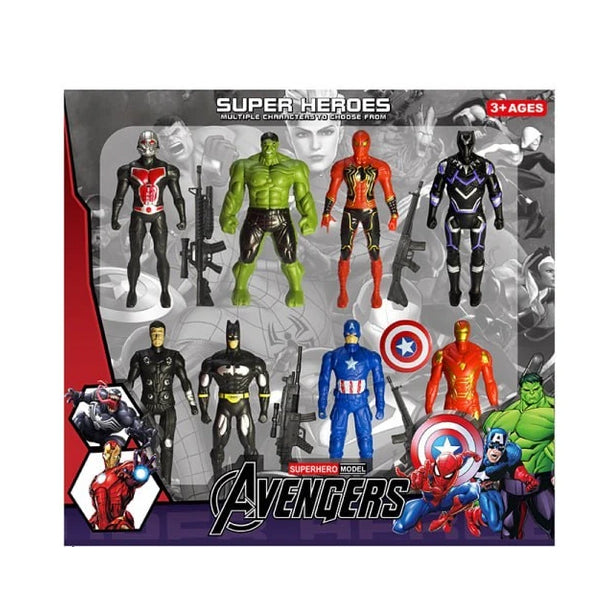 Pack de 8 figurines Avengers