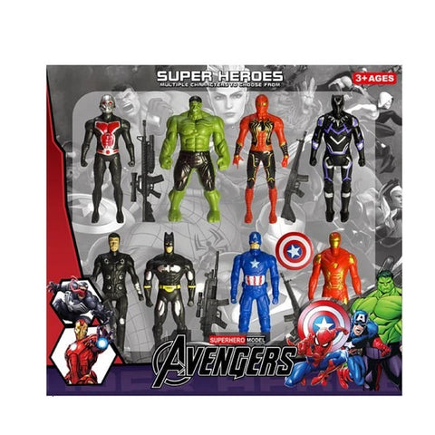 Pack de 8 figurines Avengers