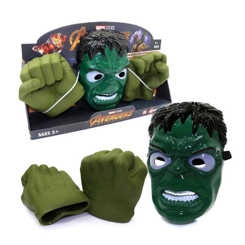 Pack de gants avec masque Hulk
