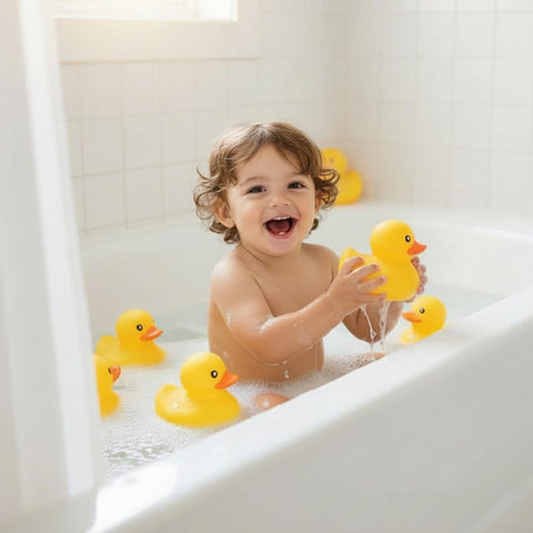 Pack maman canard avec 6 canetons