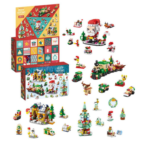 Pack Jeux de Blocs de Noël Calendrier de L'avent