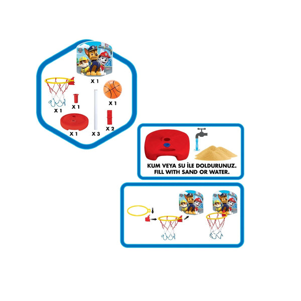 Panneau de Basket Paw Patrol / Spiderman