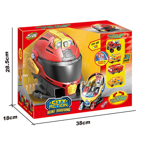 Parking Casque avec 4 voiturettes