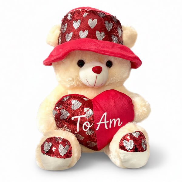 Peluche Ours 50 cm avec cœur Te Amo