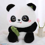 Peluche Panda 70 cm avec bâton de bambou