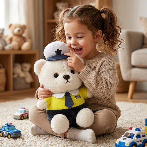 Peluche Policier 52 cm