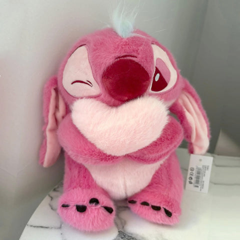 Peluche Stitch avec cœur 20 cm