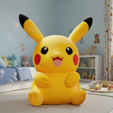 Peluche géante Pikachu 90 cm