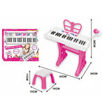 Piano rose melody avec tabouret 37 touches
