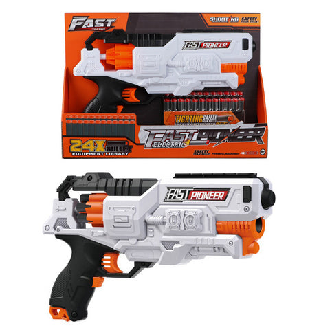 Pistolet Fast Pioneer avec 24 fléchettes