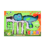 Pistolet dinosaure avec fléchettes et balles