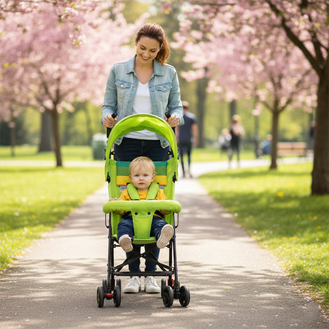 Poussette canne multicolore