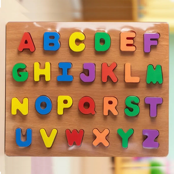 Puzzle alphabet en bois