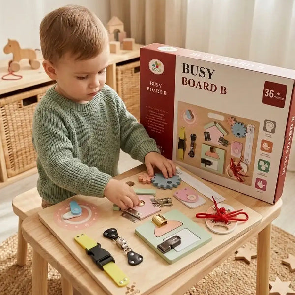 Puzzle des compétences de base en bois