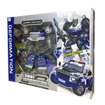 Robot transformable en voiture police