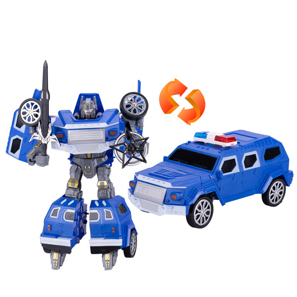Robot transformable en voiture police