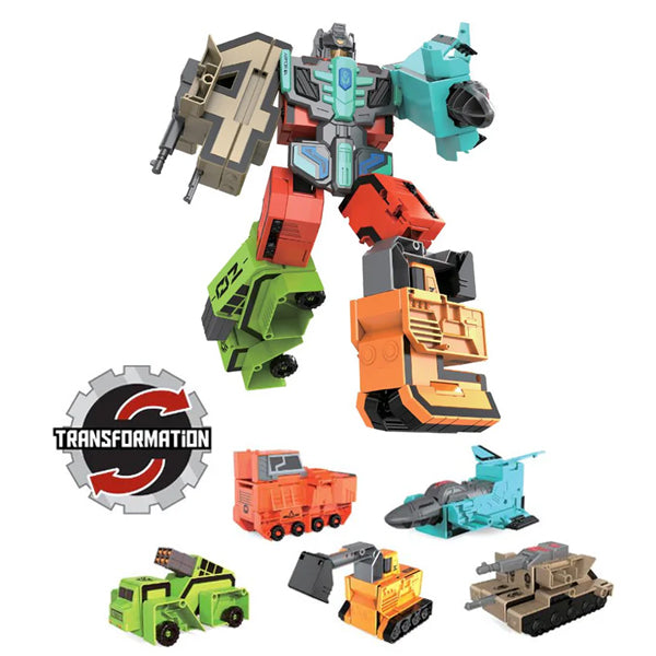 Robot transformable numérique 4 pcs