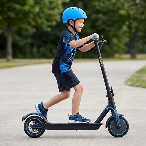 Rock-i - Trottinette électrique X1 bleue