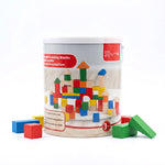 Seau de Bloc construction en bois 40 pcs