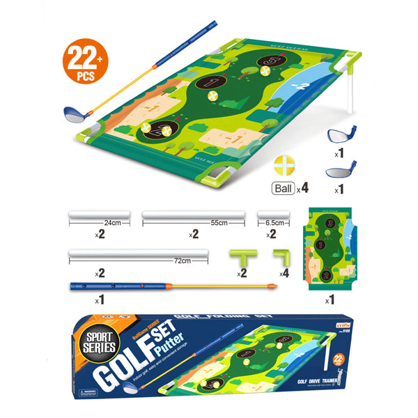 Set de golf avec putter 22 pcs