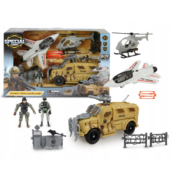 Set militaire avec camion et avion