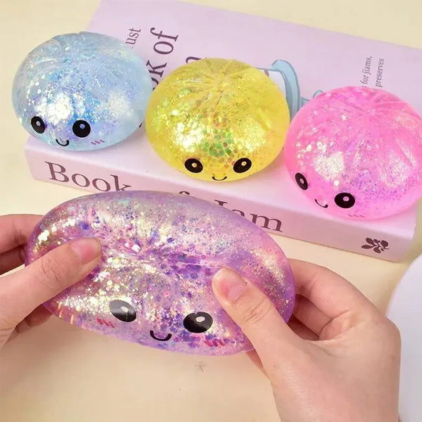 Squishy Dumpling dur avec paillettes