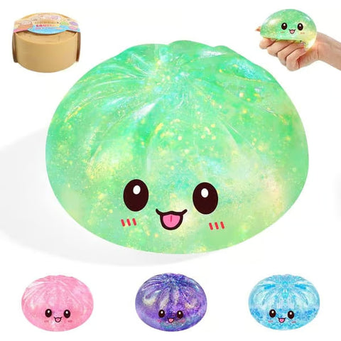 Squishy Dumpling souple avec paillettes