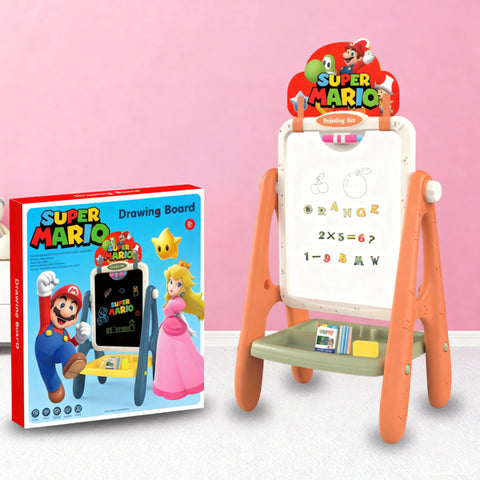Tableau 2 en 1 a craie et feutre Super Mario