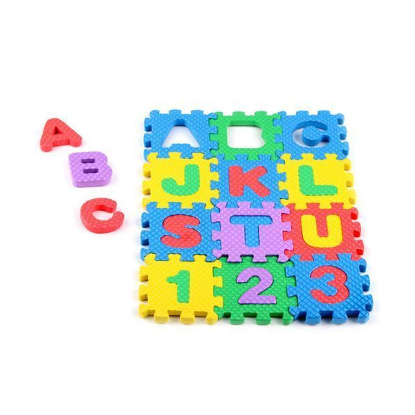 Tapis puzzle en mousse alphabet 26 pcs